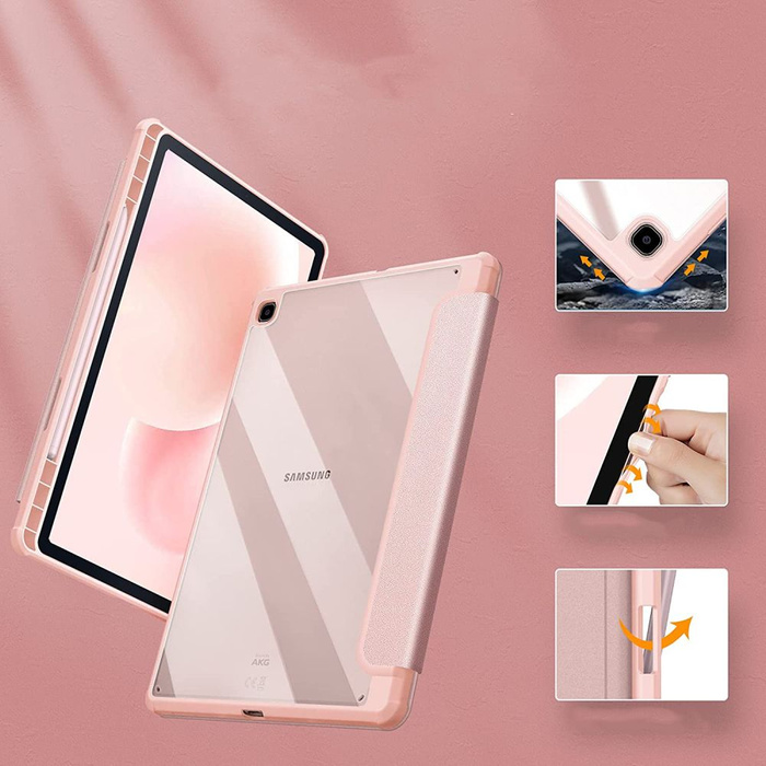 Etui Tech-protect Smartcase Hybrid Galaxy Tab S6 Lite 10.4 2020 / 2022 Pink