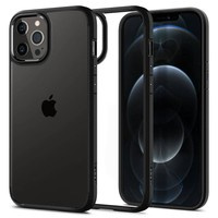 Etui SPIGEN Ultra Hybrid iPhone 12 12 Pro Matte Black Czarne Case