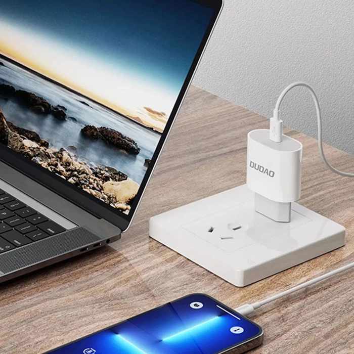 Ładowarka sieciowa Dudao A14EU PD 20W USB-C - biała