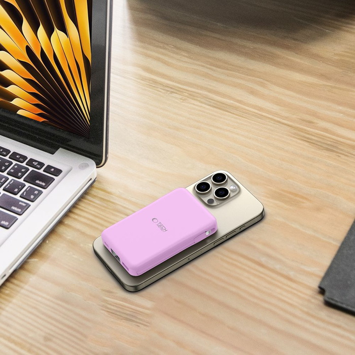 TECH-PROTECT PB31 LIFEMAG MAGSAFE POWER BANK 10000MAH LAVENDER