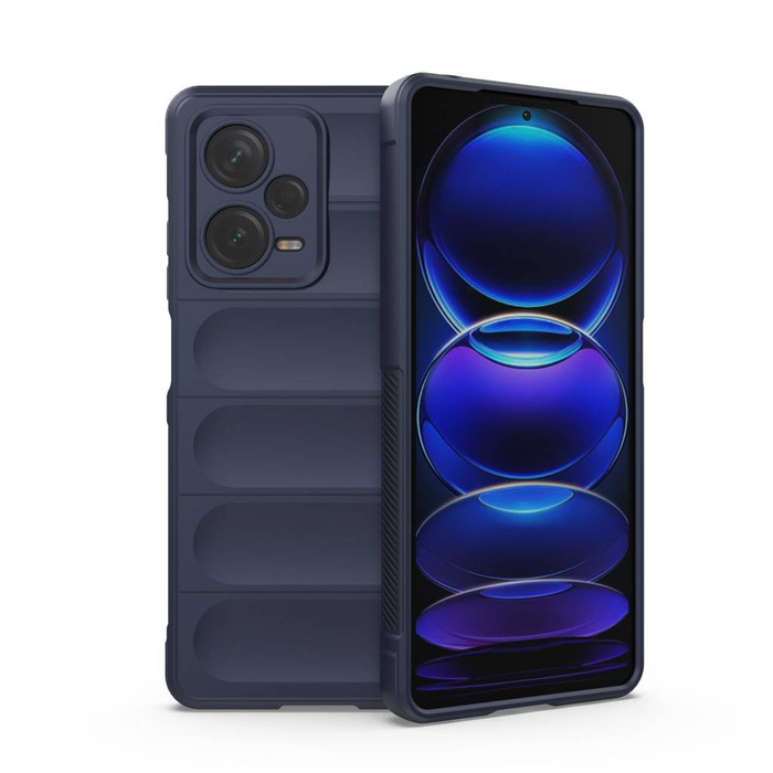 Etui Magic Shield Case etui do Xiaomi Redmi Note 12 Pro+ elastyczny pancerny pokrowiec niebieskie Case