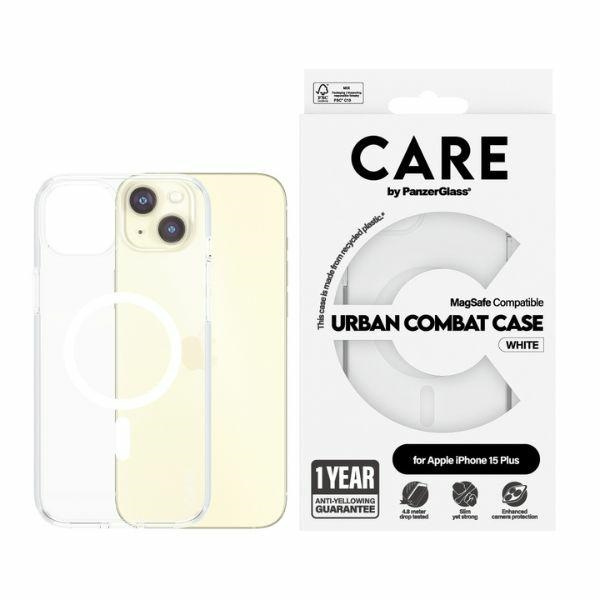 CARE by PanzerGlass Urban Combat Case iPhone 15 Plus 6,7" MagSafe biały/white 1419