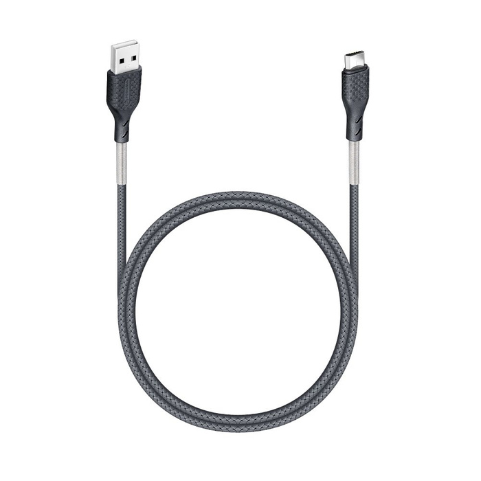 FORCELL F-ENERGY Carbon CB-03A kabel USB A do Micro USB 2,4A 18W 1 m czarny