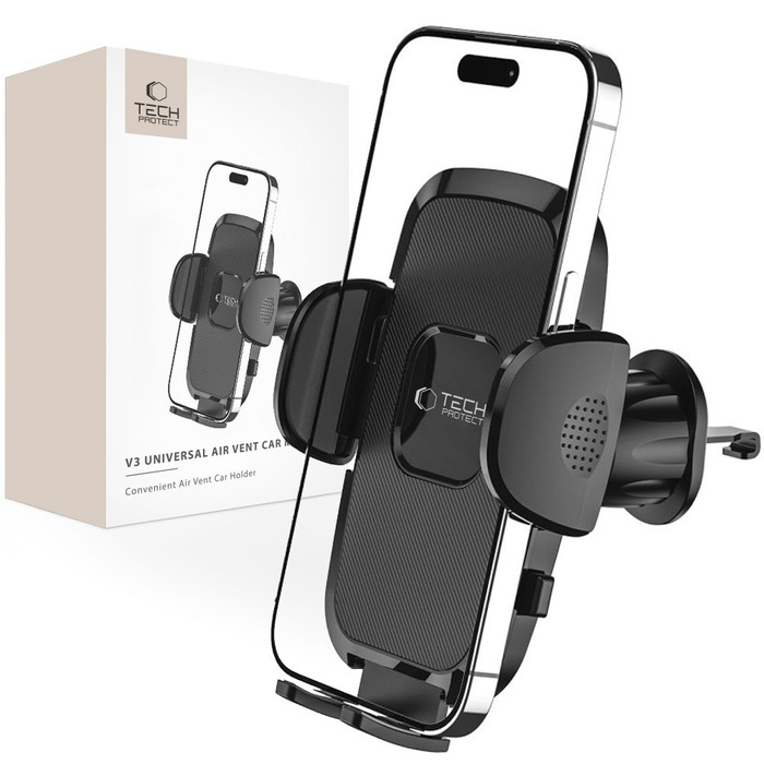 Uchwyt na telefon TECH-PROTECT V3 UNIVERSAL VENT CAR MOUNT BLACK