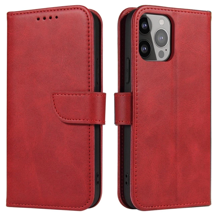 Etui Magnet Case z klapką do Samsung Galaxy A36 - czerwone