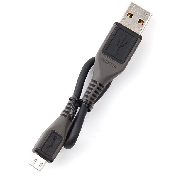 Krótki Kabel Micro USB do laptopa NOKIA CA-101D Asha C3 E52 N8 Lumia 930 950