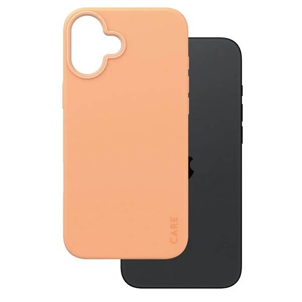 Etui CARE by PanzerGlass Fashion Case iPhone 16 Plus 6.7" brzoskwiniowy/peachy MagSafe 1391