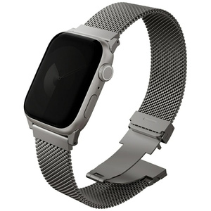 Pasek UNIQ Dante Pro do Apple Watch       42/41/40mm Stainless Steel tytanowy srebrny