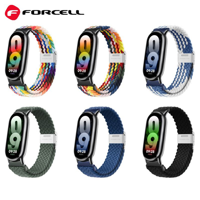 FORCELL F-DESIGN FX5 pasek do XIAOMI Mi Band 8 siedem kolorów