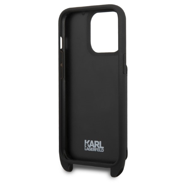 Etui Karl Lagerfeld Klhcp13lsakhpk iPhone 13 Pro / 13 6,1" Hardcase Saffiano Metal Karl Head Case