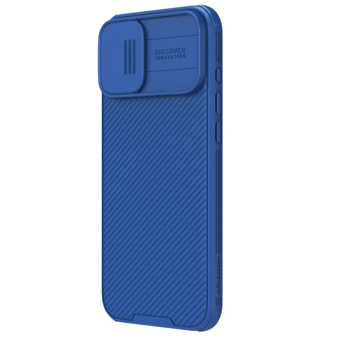 Etui Nillkin CamShield Pro Magnetic Case na iPhone 16 - niebieskie