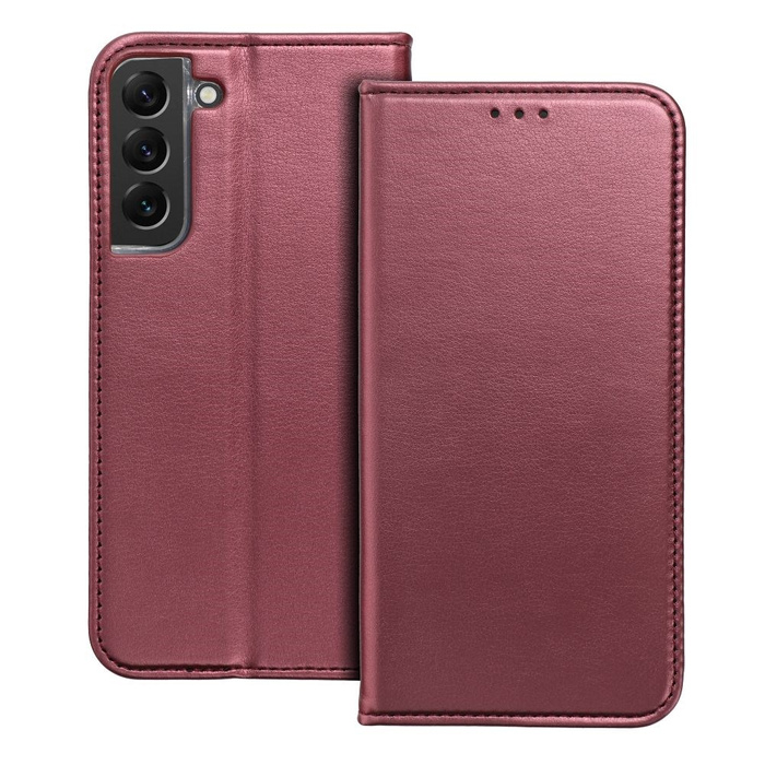 Etui Kabura Smart Magneto do Samsung Galaxy A15 burgundowy Case