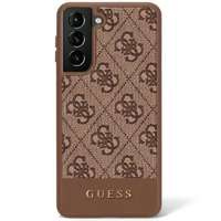 Etui Guess GUHCS23LG4GLBR S23 Ultra S918 brązowy/brown hardcase 4G Stripe Collection Case