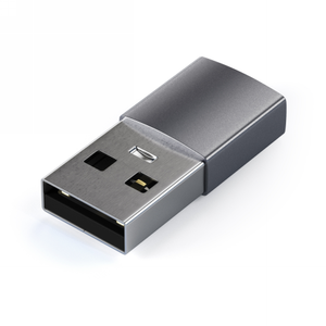 Satechi Aluminium Adapter - aluminiowy adapter do urządzeń mobilnych USB-A/ USB-C (space gray)