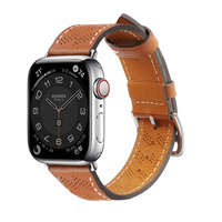 Pasek Strap Leather skórzany pasek Apple Watch SE, 8, 7, 6, 5, 4, 3, 2, 1 (41, 40, 38 mm) opaska bransoleta brązowy