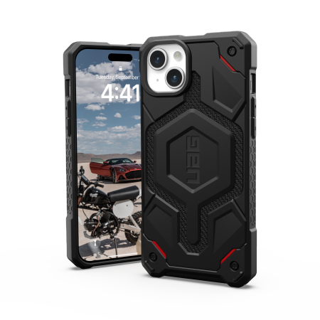 Etui UAG Monarch - obudowa ochronna do iPhone 15 Plus (kevlar black) Case