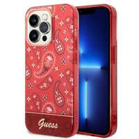 Etui GUESS Apple iPhone 14 Pro Max Bandana Paisley Czerwony Hardcase