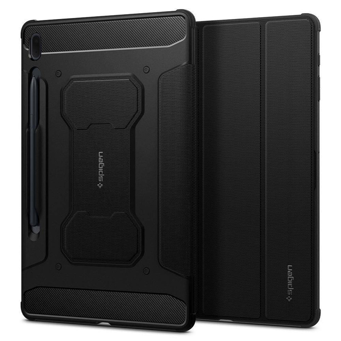 SPIGEN Rugged Armor ”pro” Galaxy Tab S7 FE 5G 12.4 T730 / T736 B Etui Black Case