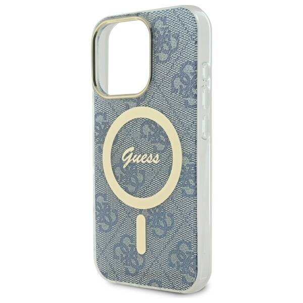 Etui Guess iPhone 16 Pro Max 6.9" niebieski/blue hardcase IML 4G MagSafe