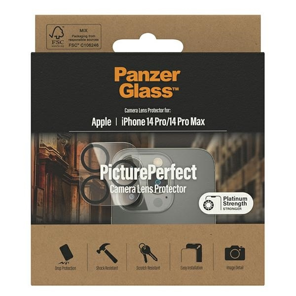 PanzerGlass Camera Protector iPhone 14 Pro / 14 Pro Max Platinium Strength 0400