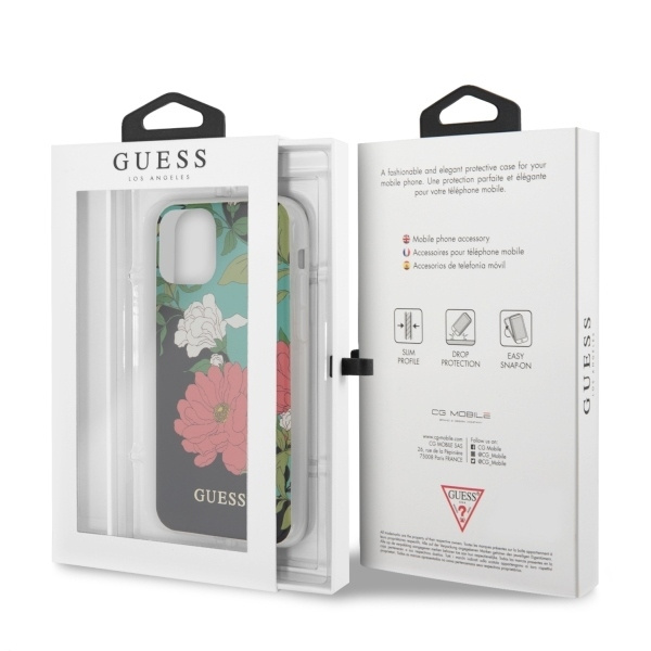 Etui GUESS Apple iPhone 11 Pro Max N°1 Flower Collection Czarny Case