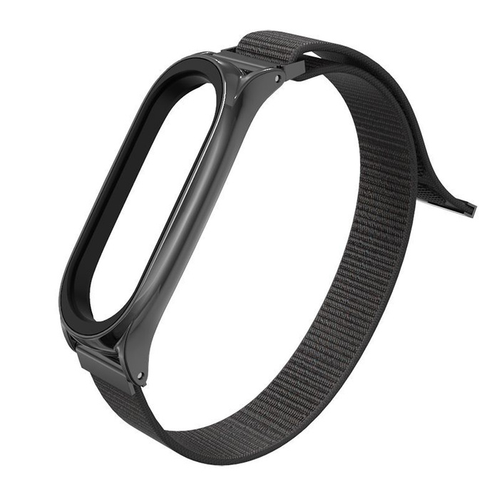 Pasek TECH-PROTECT Xiaomi Mi Band 5 Nylon Black Czarny