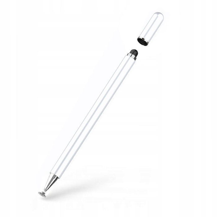 RYSIK TECH-PROTECT CHARM STYLUS PEN WHITE/SILVER