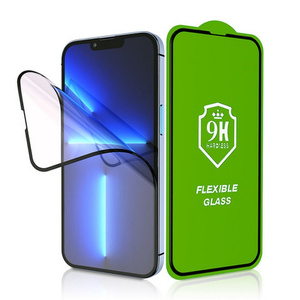 Szkło hybrydowe Bestsuit Flexible 5D Full Glue do iPhone 16 Pro czarny