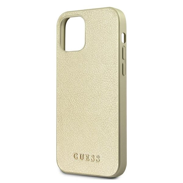 Etui GUESS Apple iPhone 12 Pro Max Iridescent Złoty Hardcase