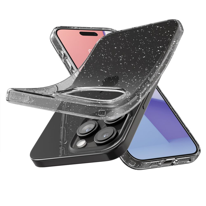 Etui Spigen Liquid Crystal iPhone 15 Pro Glitter Crystal Case