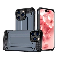 Etui Hybrid Armor pancerne na iPhone 16 Pro - niebieskie