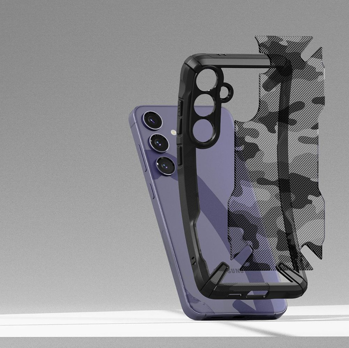 Etui Ringke Fusion X Samsung Galaxy S24 Camo Black Case