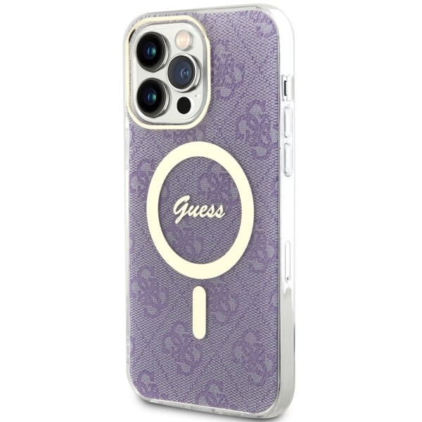 Etui Guess GUHMP14XH4STU iPhone 14 Pro Max 6.7" purpurowy/purple hardcase 4G MagSafe Case