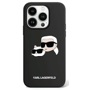 Etui Karl Lagerfeld KLHMP15XSKCHPPLK iPhone 15 Pro Max 6.7" czarny/black hardcase Silicone Karl & Choupette MagSafe