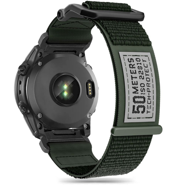 Pasek Tech-protect Scout Garmin Fenix 3 / 5x / 3hr / 5x Plus / 6x / 6x Pro / 7x Military Green