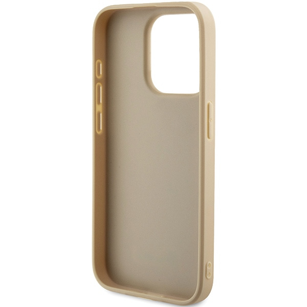 Etui Guess GUHCP14LPSAIRSD iPhone 14 Pro 6.1" złoty/gold hardcase Saffiano Iridescent Script Case