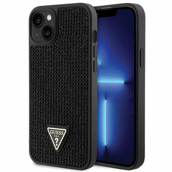 Etui Guess GUHCP14MHDGTPK iPhone 14 Plus 6.7" czarny/black hardcase Rhinestone Triangle Case