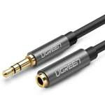 Przedłużacz audio AUX UGREEN kabel jack 3,5 mm, 3m (szary)