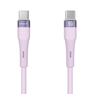 NILLKIN DATA CABLE FLOWSPEED SILICON TYPE C-TYPE C PD 60W, PURPLE