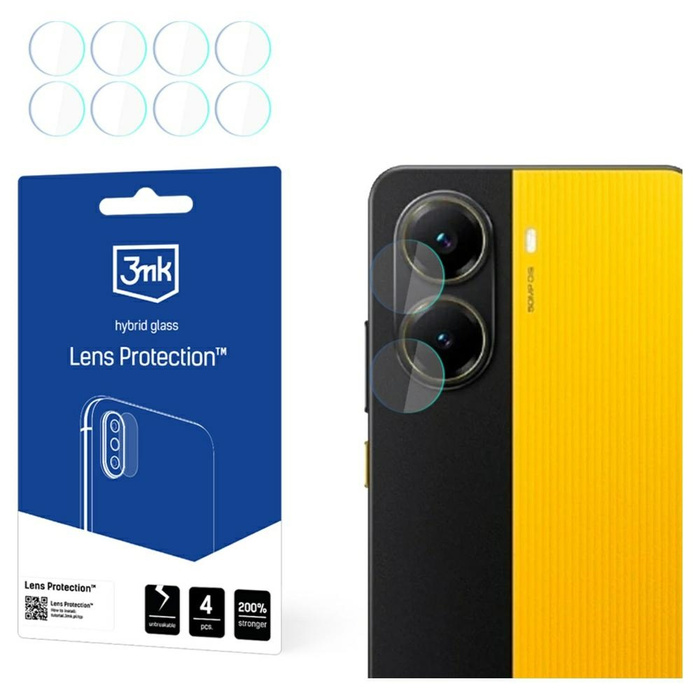 Ochrona na obiektyw aparatu 3MK Lens  Protection do POCO X7 Pro