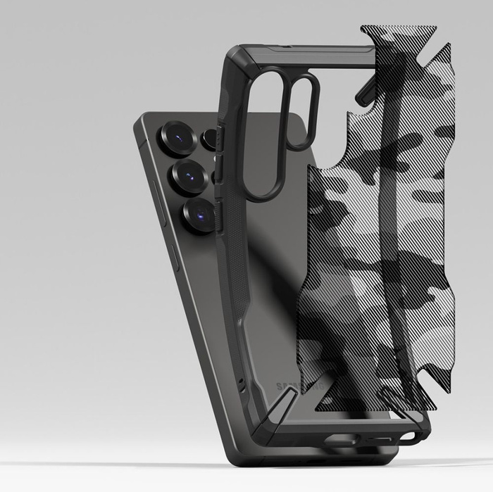 RINGKE FUSION X GALAXY S25 ULTRA CAMO BLACK