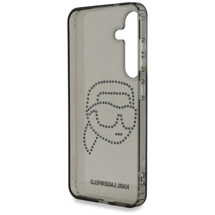 Etui Karl Lagerfeld Rhinestones Karl      Head Logo do Samsung Galaxy S25 czarny