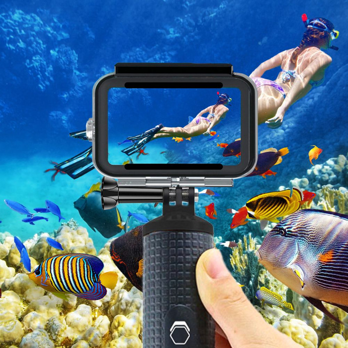 TECH-PROTECT GA200 WATERPROOF CASE GOPRO HERO 9 / 10 / 11 / 12 / 13 CLEAR