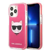 Etui KARL LAGERFELD Apple iPhone 13 Pro Max Choupette Head Fuksja Różowy Hardcase