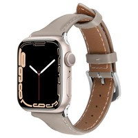 Pasek Spigen Cyrill Kajuk Apple Watch 9 8 7 SE 2022 38mm 40mm 41mm Cream