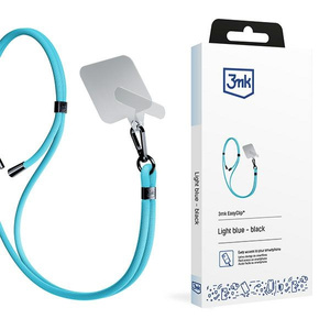 3MK EasyClip Light Blue (black) smycz do telefonu