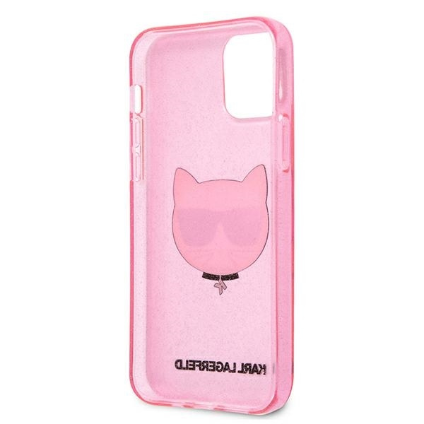 Etui KARL LAGERFELD Apple iPhone 12 Pro Max Glitter Choupette Różowy Hardcase