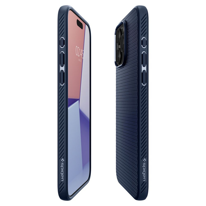 Etui Spigen Liquid Air iPhone 15 Pro Navy Blue Case