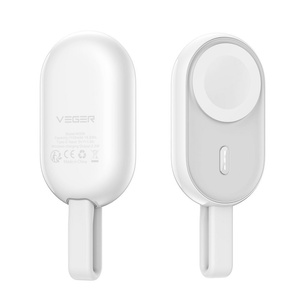 VEGER powerbank 1200 mAh do zegarka kompatybilny z Apple Watch Pomme (W0102) biały