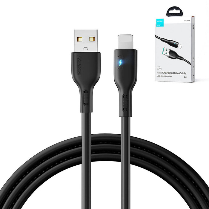 Kabel USB - Lightning 2.4A 2m Joyroom S-UL012A13 - czarny